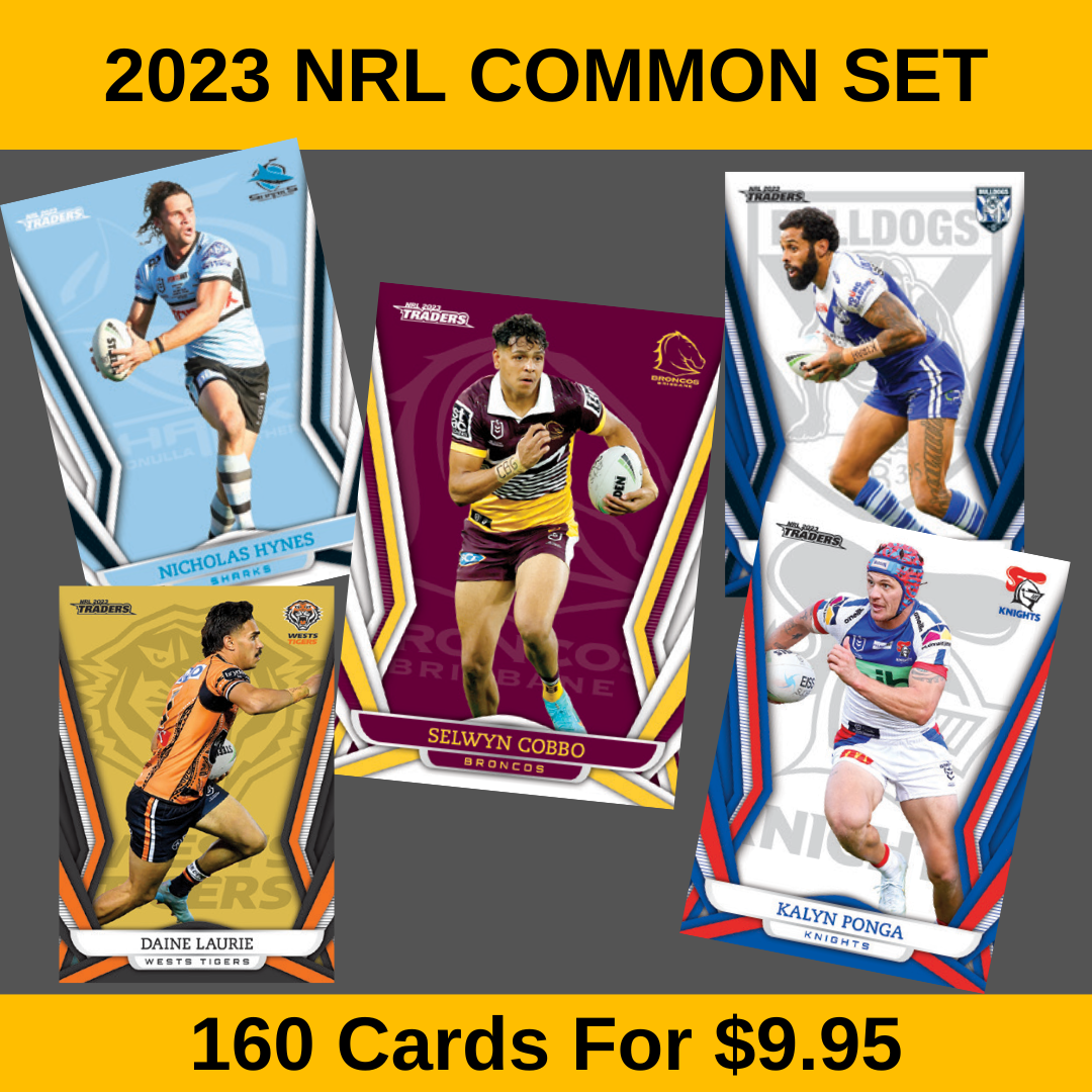 2023 NRL TITANIUM Common Set (160 Cards) – Dave and Jazzy's