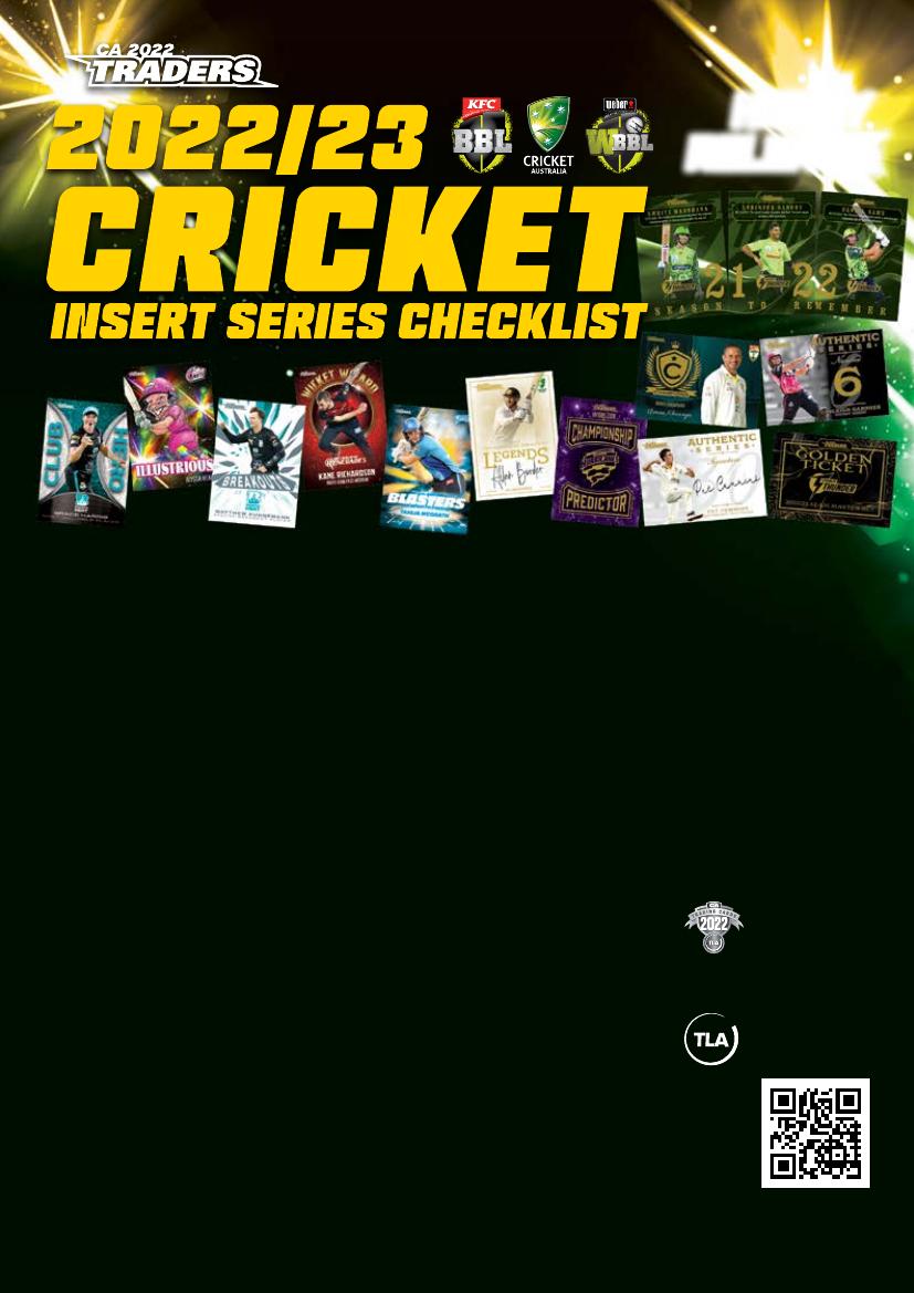 ✺New✺ 2022 2023 HOBART HURRICANES BBL Cricket Card CALEB JEWELL Traders