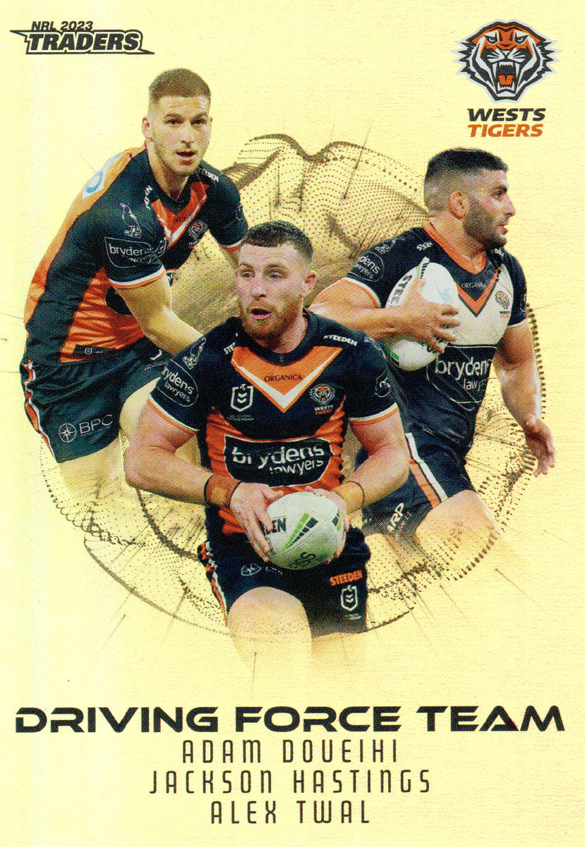 2022 TLA NRL TRADERS WEST TIGERS BASE TEAM SET