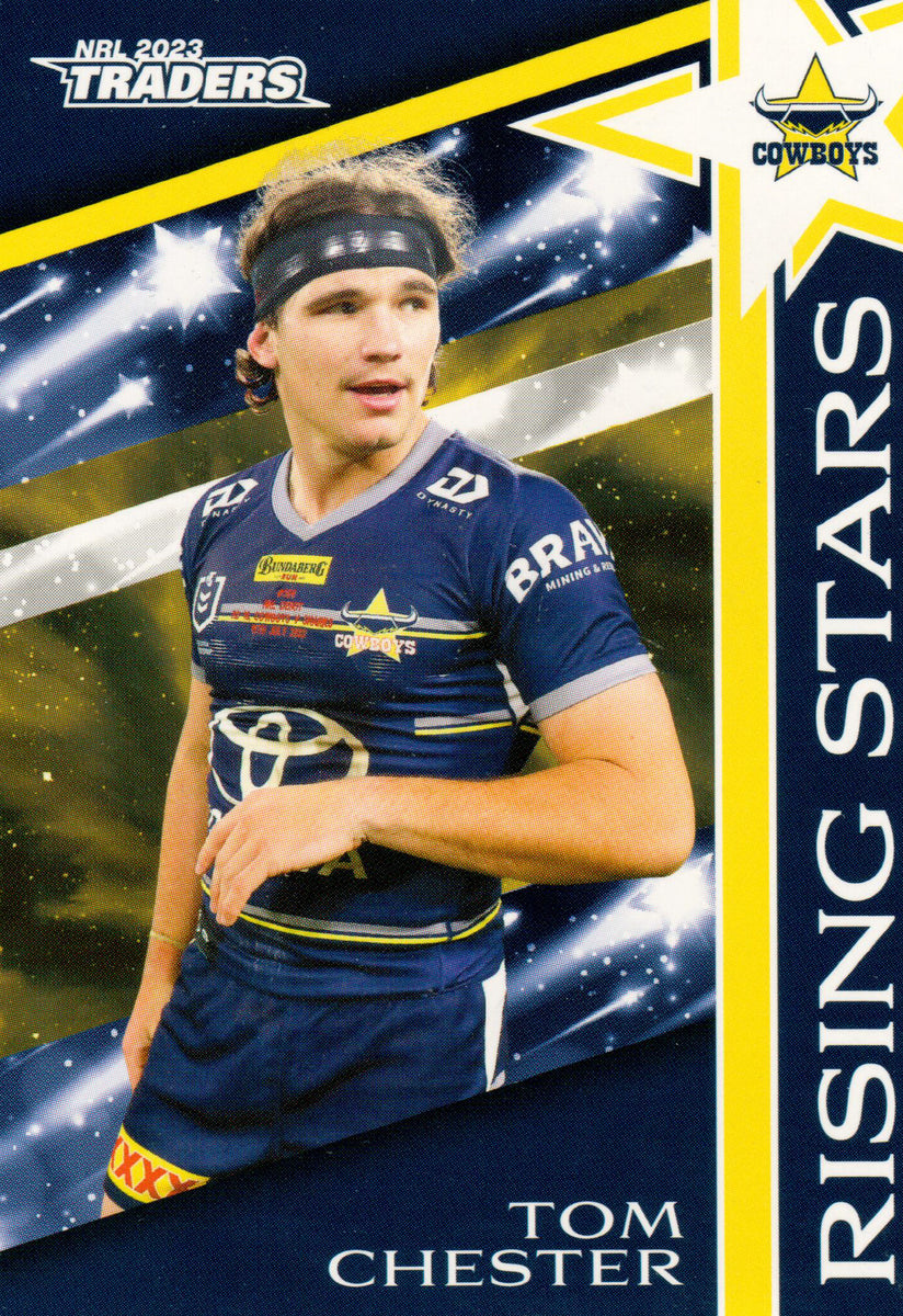 2023 NRL Titanium Rising Stars - RS 25 - Tom Chester - North Queenslan –  Dave and Jazzy's Collectables