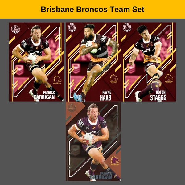 2023 NRL Rivalry Brisbane Broncos Team Set