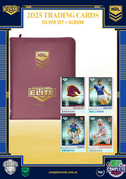 2025 NRL Elite - Silver Set + Album