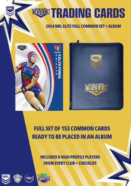 2024 NRL ELITE COMMON SET + ALBUM