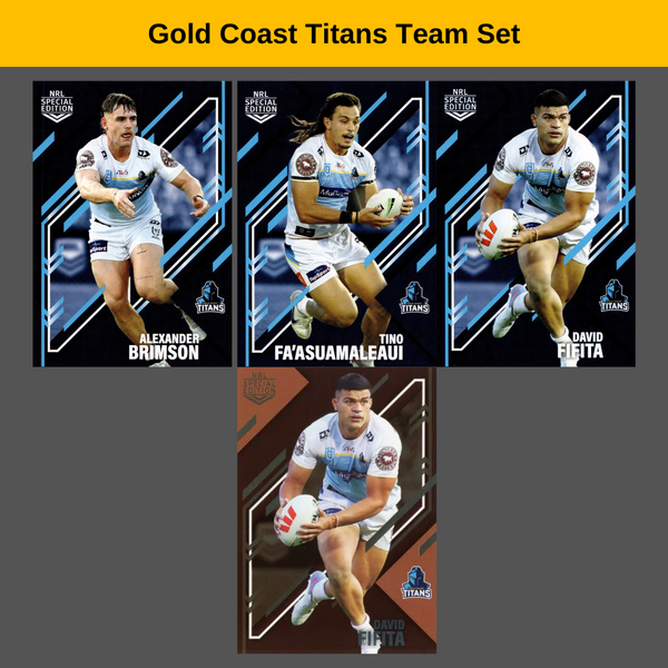 2023 NRL Rivalry Gold Coast Titans Team Set