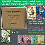 2024 NRL Titanium Retail Mini Starter Pack Case + FREE SHOW CARD