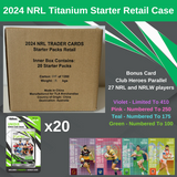 2024 NRL Titanium Retail Mini Starter Pack Case + FREE SHOW CARD