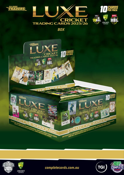 2025-26 TGI Traders Cricket Australia Luxe - Box