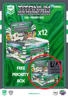 2025 NRL Traders - Case (12 Boxes) + FREE Priority Box
