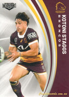 2024 NRL Elite - Common - 007 - Kotoni Staggs - Brisbane Broncos