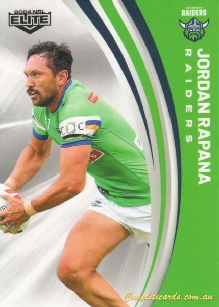 2024 NRL Elite - Common - 014 - Jordan Rapana - Canberra Raiders