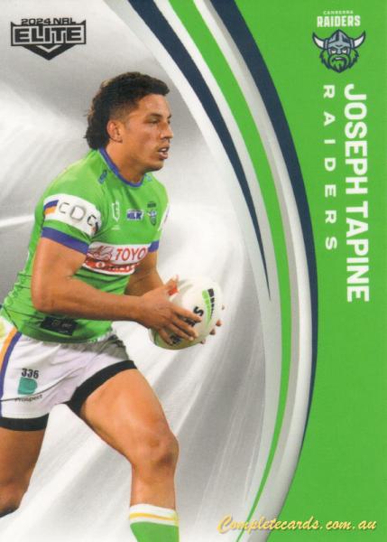 2024 NRL Elite - Common - 016 - Joseph Tapine - Canberra Raiders