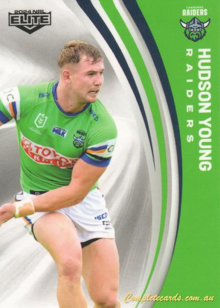 2024 NRL Elite - Common - 018 - Hudson Young - Canberra Raiders