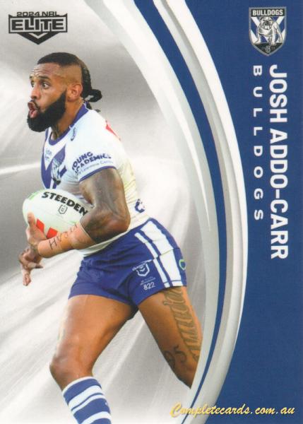 2024 NRL Elite - Common - 020 - Josh Addo-Carr - Canterbury-Bankstown Bulldogs