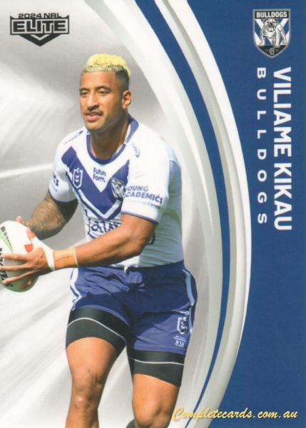 2024 NRL Elite - Common - 023 - Viliame Kikau - Canterbury-Bankstown Bulldogs