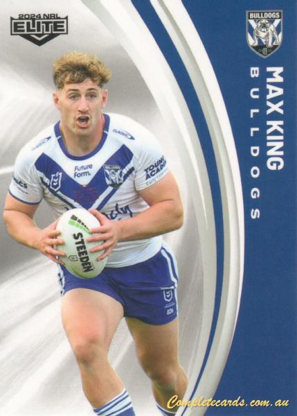 2024 NRL Elite - Common - 024 - Max King - Canterbury-Bankstown Bulldogs