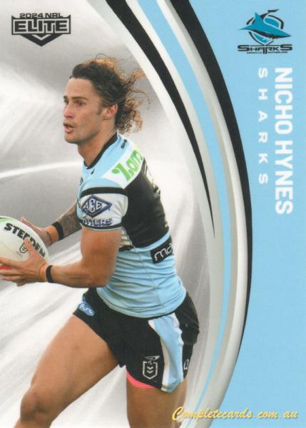 2024 NRL Elite - Common - 031 - Nicho Hynes - Cronulla-Sutherland Sharks