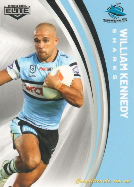 2024 NRL Elite - Common - 032 - William Kennedy - Cronulla-Sutherland Sharks