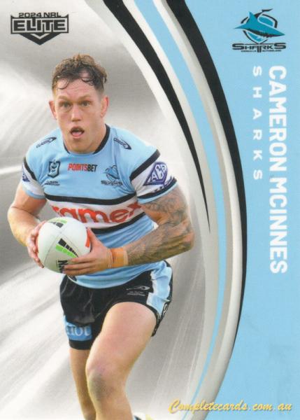 2024 NRL Elite - Common - 033 - Cameron McInnes - Cronulla-Sutherland Sharks