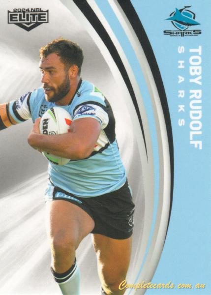 2024 NRL Elite - Common - 035 - Toby Rudolf - Cronulla-Sutherland Sharks