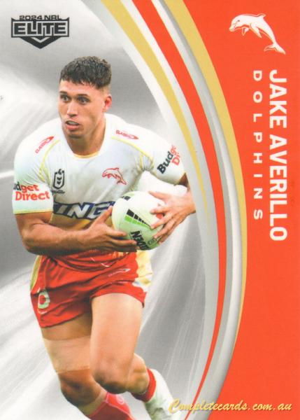 2024 NRL Elite - Common - 038 - Jake Averillo - Dolphins