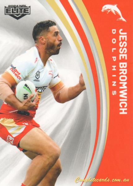 2024 NRL Elite - Common - 039 - Jesse Bromwich - Dolphins