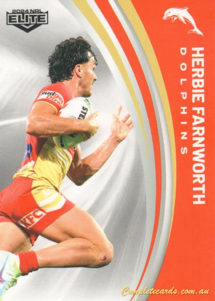 2024 NRL Elite - Common - 040 - Herbie Farnworth - Dolphins