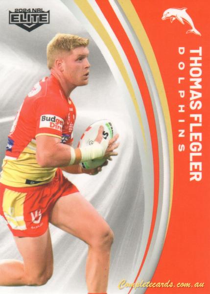 2024 NRL Elite - Common - 041 - Thomas Flegler - Dolphins