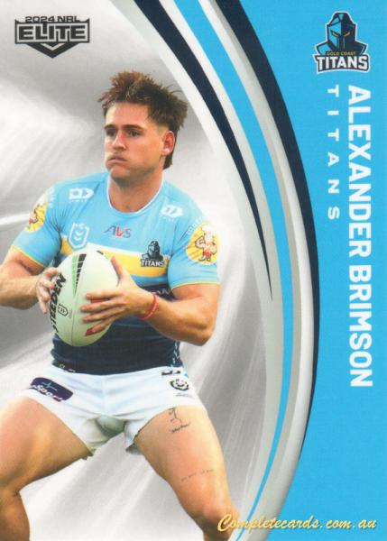 2024 NRL Elite - Common - 047 - Alexander Brimson - Gold Coast Titans