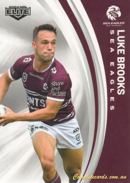 2024 NRL Elite - Common - 056 - Luke Brooks - Manly-Warringah Sea Eagles