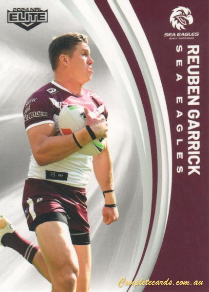 2024 NRL Elite - Common - 058 - Reuben Garrick - Manly-Warringah Sea Eagles