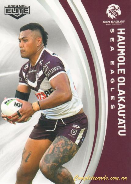 2024 NRL Elite - Common - 060 - Haumole Olakau'atu - Manly-Warringah Sea Eagles