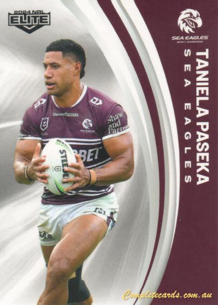 2024 NRL Elite - Common - 061 - Taniela Paseka - Manly-Warringah Sea Eagles