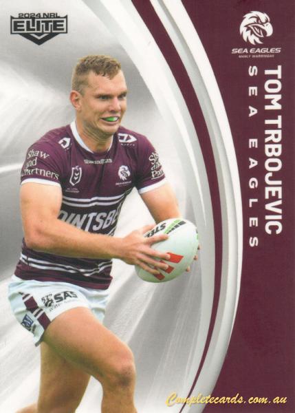 2024 NRL Elite - Common - 063 - Tom Trbojevic - Manly-Warringah Sea Eagles