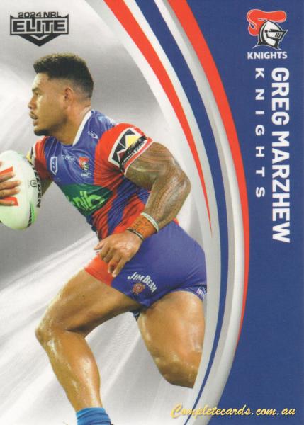 2024 NRL Elite - Common - 078 - Greg Marzhew - Newcastle Knights