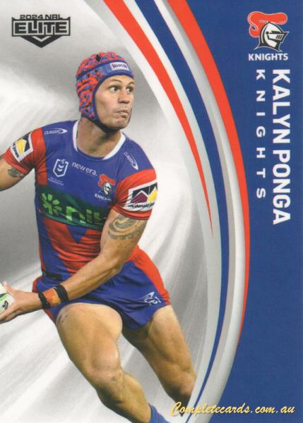 2024 NRL Elite - Common - 079 - Kalyn Ponga - Newcastle Knights