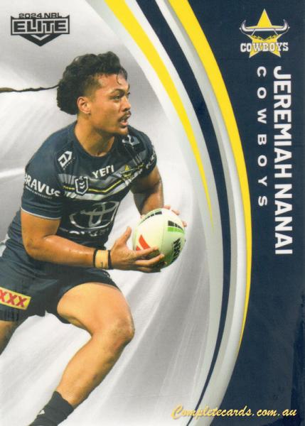 2024 NRL Elite - Common - 088 - Jeremiah Nanai - North Queensland Cowboys