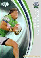 2024 NRL Elite - Pearl Silver - P 013 - Sebastian Kris - Canberra Raiders