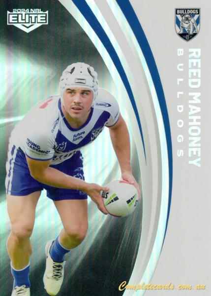 2024 NRL Elite - Pearl Silver - P 026 - Reed Mahoney - Canterbury-Bankstown Bulldogs