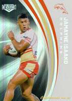 2024 NRL Elite - Pearl Silver - P 042 - Jamayne Isaako - Dolphins