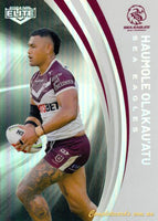 2024 NRL Elite - Pearl Silver - P 060 - Haumole Olakau'atu - Manly-Warringah Sea Eagles