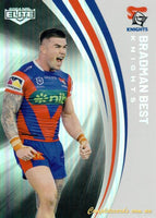 2024 NRL Elite - Pearl Silver - P 074 - Bradman Best - Newcastle Knights