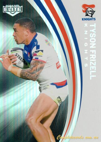 2024 NRL Elite - Pearl Silver - P 076 - Tyson Frizell - Newcastle Knights