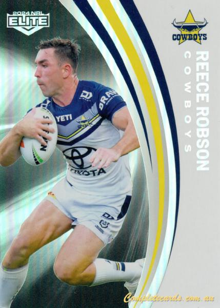 2024 NRL Elite - Pearl Silver - P 089 - Reece Robson - North Queensland Cowboys