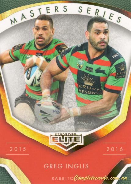 2024 NRL Elite - Master Series Greg Inglis - MS 6 - 2015-16 - South Sydney Rabbitohs