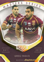 2024 NRL Elite - Master Series Greg Inglis - MS 10 - 2011-13 - Queensland Maroons