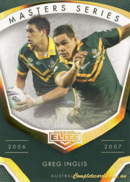 2024 NRL Elite - Master Series Greg Inglis - MS 13 - 2006-07 - Australian Kangaroos