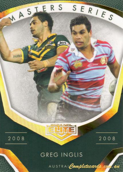 2024 NRL Elite - Master Series Greg Inglis - MS 14 - 2008-08 - Australian Kangaroos