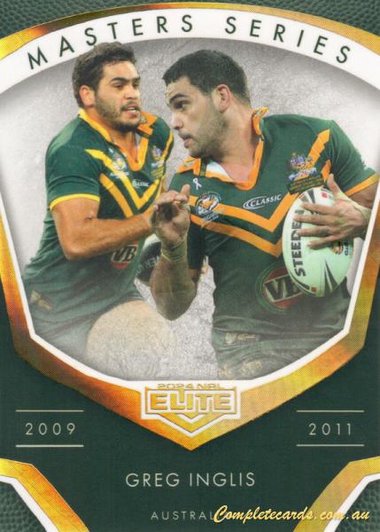 2024 NRL Elite - Master Series Greg Inglis - MS 15 - 2009-11 - Australian Kangaroos