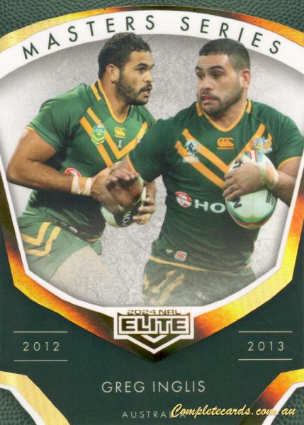 2024 NRL Elite - Master Series Greg Inglis - MS 16 - 2012-13 - Australian Kangaroos