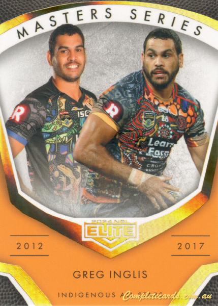 2024 NRL Elite - Master Series Greg Inglis - MS 18 - 2012-17 - Indigenous All Stars